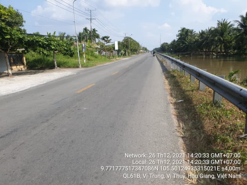 VTY 17, quốc lộ 61, xã Vị Trung, từ cầu thủy lợi đến cống hai lai - Ảnh 1