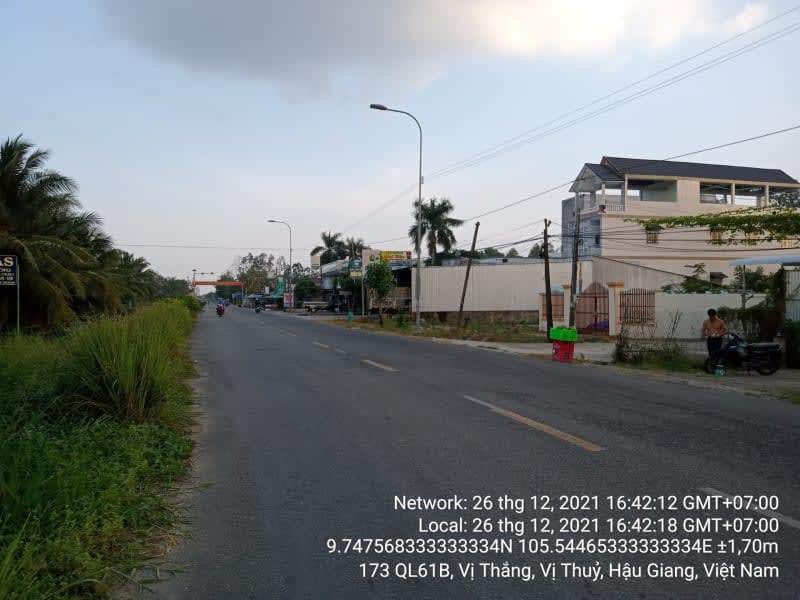 VTY20 Tuyến mương lộ song song Quốc lộ 61 (hướng về thị xã Long Mỹ), Thị trấn Nàng Mau - Xã Vị Thắng, từ Đường 3 Tháng 2 đến Ranh thị xã Long Mỹ - Ảnh 1