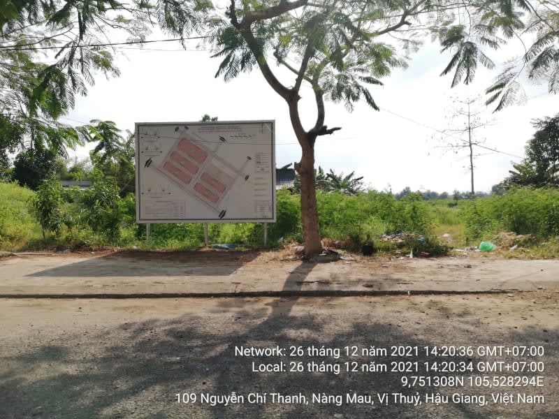 VTY88 Khu dân cư C-D ( diện tích đất 1 phần trong khu C - D còn chưa quy hoạch xong) Thị trấn Nàng Mau Cả khu - Ảnh 1