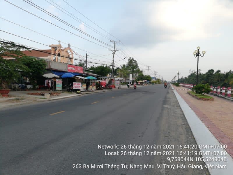 VTY59 Đường 3 Tháng 2 Thị trấn Nàng Mau từ Ranh thị trấn Nàng Mau đến Đường 30 Tháng 4 - Ảnh 1