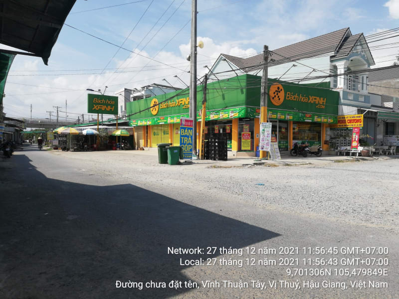 VTY45 Đường trục giữa xã Vĩnh Thuận Tây Xã Vĩnh Thuận Tây từ Kênh trường học đến Hết khu Thương mại của xã Vĩnh Thuận Tây - Ảnh 1