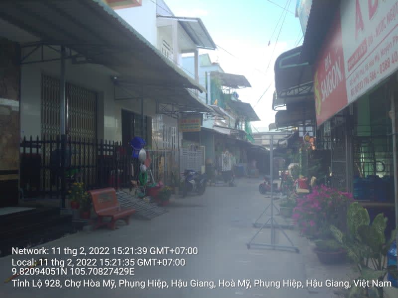 PH15 Chợ Hoà Mỹ xã hoà Mỹ các tuyến đường quanh chơ - Ảnh 1