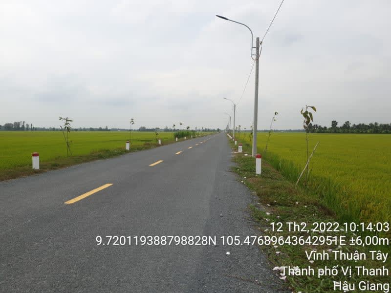 VTY106 "Cầu Sông Cái lớn - giáp ranh  phường III, TP Vị Thanh (đường tỉnh 931)"	Xã Vĩnh Thuận Tây - Ảnh 1
