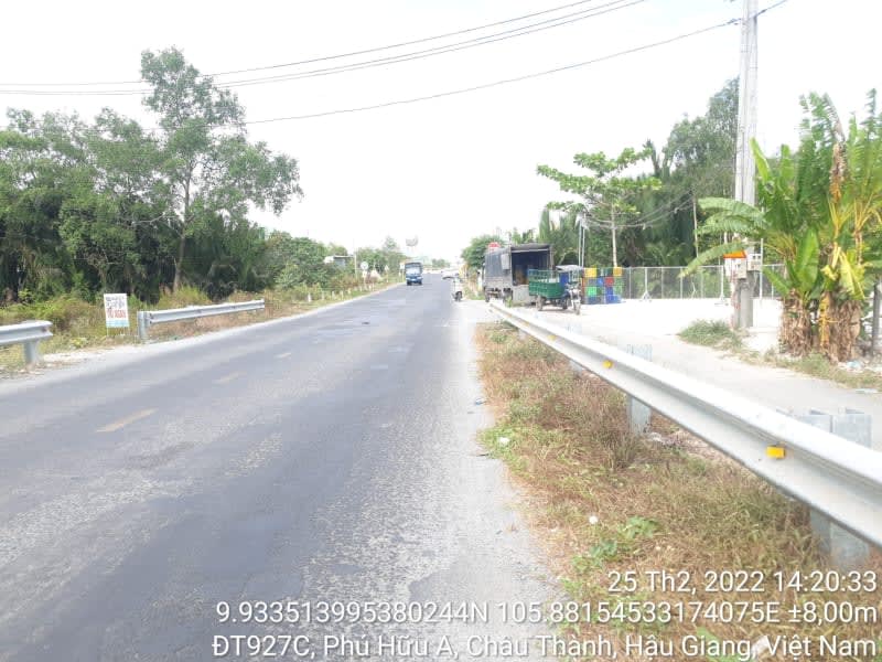 CT50, đường tỉnh 927c, đoạn giáp ranh thị xã ngã bảy đến Quốc lộ, xã Phú Tân, xã Tân Thành - Ảnh 1
