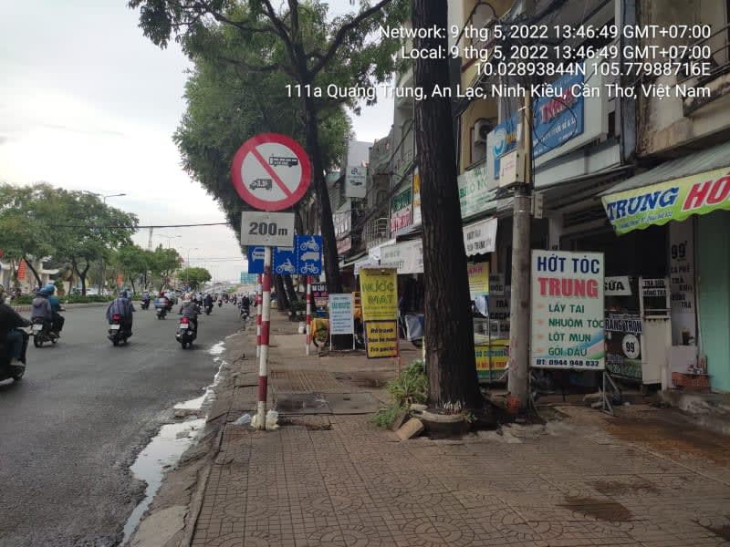 NK122 Quang Trung đoạn đường từ Đường 30 tháng 4 đến hẻm 33 và 50 dưới dốc cầu Quang Trung - Ảnh 1