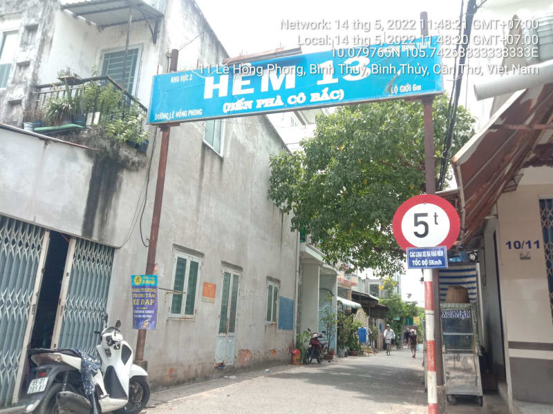 BT100 Hẻm 13 ( hẻm cô bắc )  Lê Hồng Phong , suốt tuyến - Ảnh 1