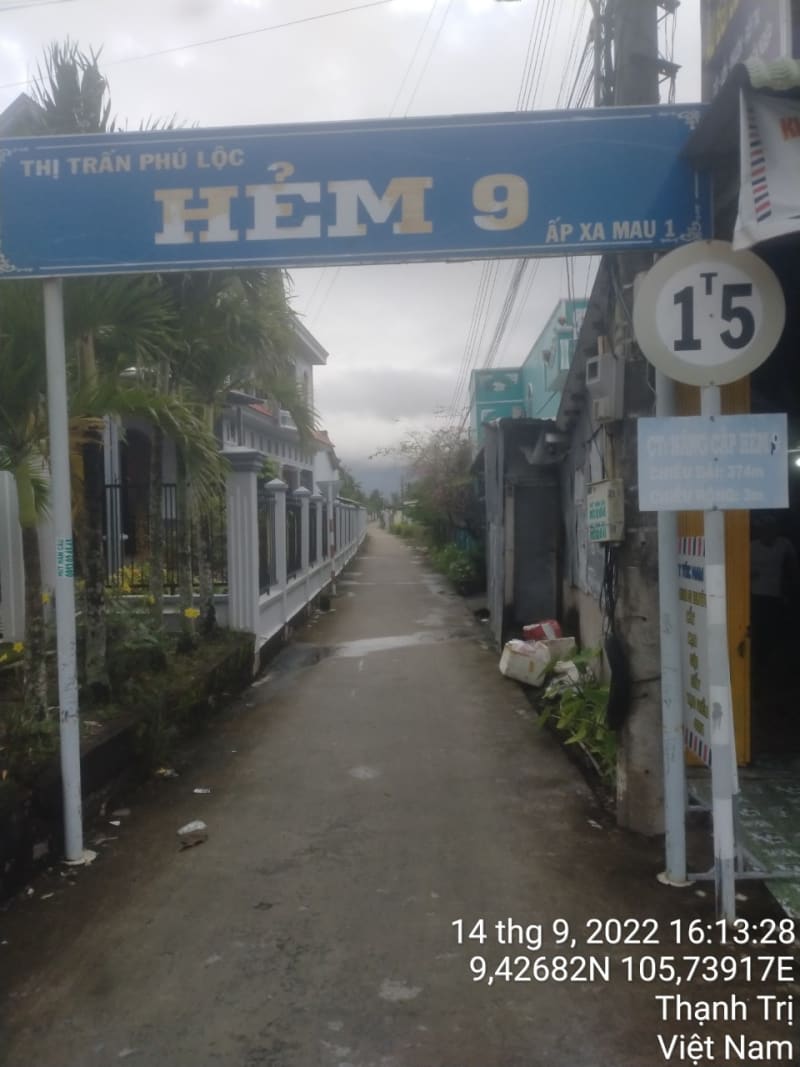 TT44 - 	Hẻm 9 (cặp nhà ông Lai) - Ảnh 1