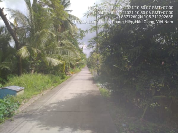 PH16 lộ nông thôn Long Trường về ngã tư Hũ Tiếu xã hoà Mỹ Phụng Hiệp - Ảnh 3