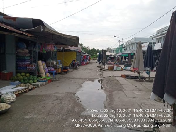 HLM09 Chợ Kênh 13 (Chợ thị trấn Vĩnh Viễn),  Thị trấn Vĩnh Viễn,  Các tuyến đường theo quy hoạch chi tiết xây dựng - Ảnh 3