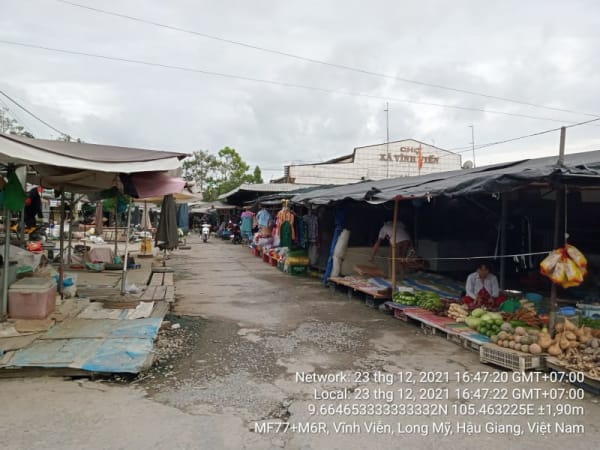 HLM09 Chợ Kênh 13 (Chợ thị trấn Vĩnh Viễn),  Thị trấn Vĩnh Viễn,  Các tuyến đường theo quy hoạch chi tiết xây dựng - Ảnh 5