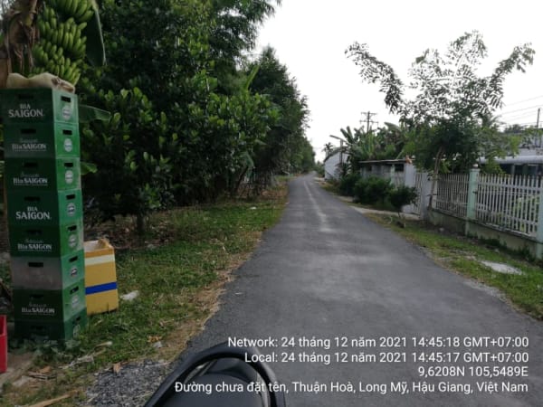 HLM43  Tuyến đường kênh Long Mỹ 2  Xã Xà Phiên từ  Ranh xã Xà Phiên đến  Cầu Long Mỹ 2 - Ảnh 2