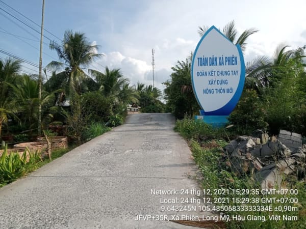 HLM43  Tuyến đường kênh Long Mỹ 2  Xã Xà Phiên từ  Ranh xã Xà Phiên đến  Cầu Long Mỹ 2 - Ảnh 5