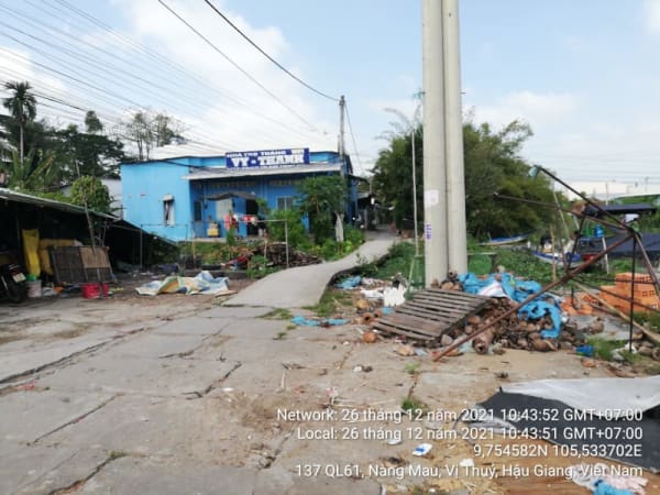 VTY75 Dãy phố cặp nhà lồng chợ Thị trấn Nàng Mau (Chợ cũ) Thị trấn Nàng Màu từ 30 Tháng 4 đếnKênh Hậu - Ảnh 3