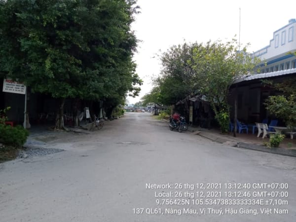 VTY104 Khu thương mại thị trấn Nàng Mau (Khu 2), Thị trấn Nàng Mau, Các nền mặt tiền đường số 11 - Ảnh 3