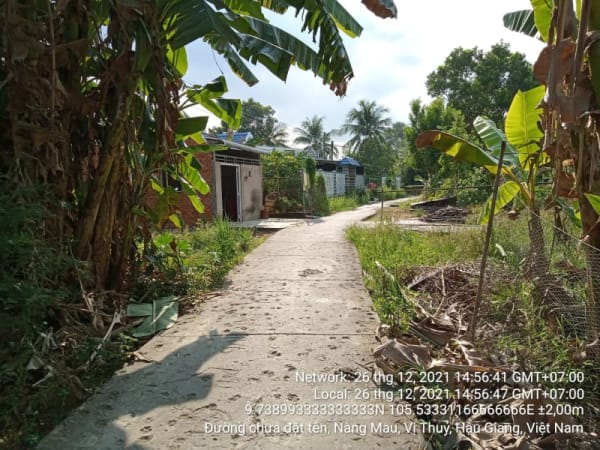 VTY95 Đường ấp 5 - thị trấn Nàng Mau, Thị trấn Nàng Mau, từ Nguyễn Tri Phương đến Ranh xã Vị Thắng - Ảnh 2