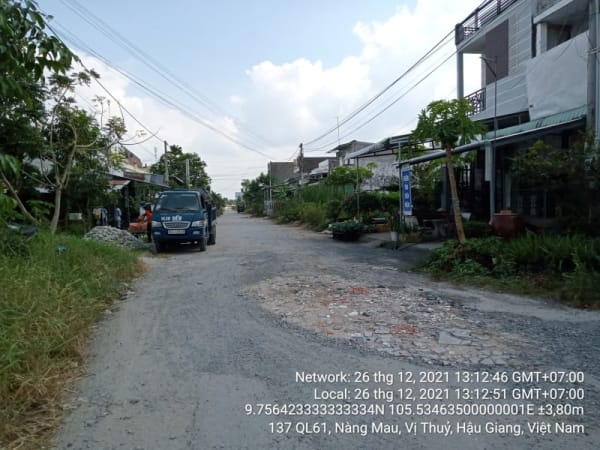 VTY105 Khu thương mại thị trấn Nàng Mau (Khu 2), Thị trấn Nàng Mau, Các đường nội bộ theo quy hoạch chi tiết  xây dựng (không áp dụng các nền mặt tiền đường số 11) - Ảnh 2