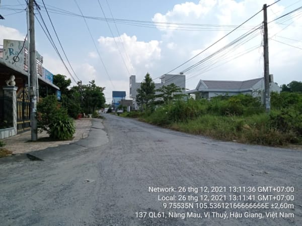 VTY105 Khu thương mại thị trấn Nàng Mau (Khu 2), Thị trấn Nàng Mau, Các đường nội bộ theo quy hoạch chi tiết  xây dựng (không áp dụng các nền mặt tiền đường số 11) - Ảnh 5