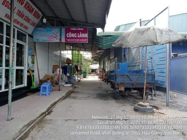 VTY43 Chợ xã Vĩnh Tường, Xã Vĩnh Tường, Khu vực trong chợ - Ảnh 3