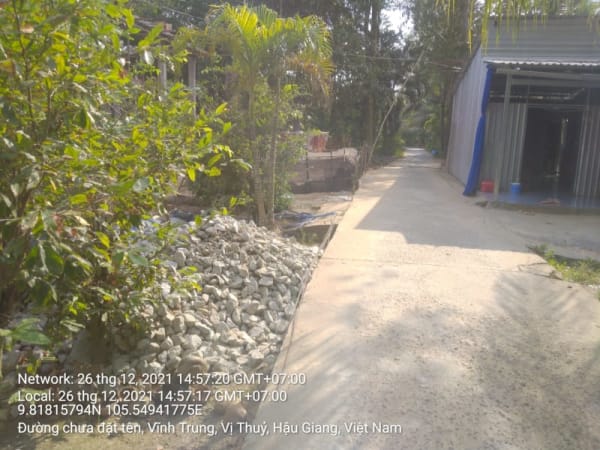 VTY67 đg Kênh Nàng Bèn xã Vị Trung Cầu Năm Bèn Ranh xã Vị Trung - Ảnh 2