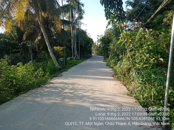 CTA72 Tuyến lộ pêtông nông thôn từ 2,5m đến 3,5m tất cả các xã/TT thuộc huyện Châu Thành A - Ảnh 3