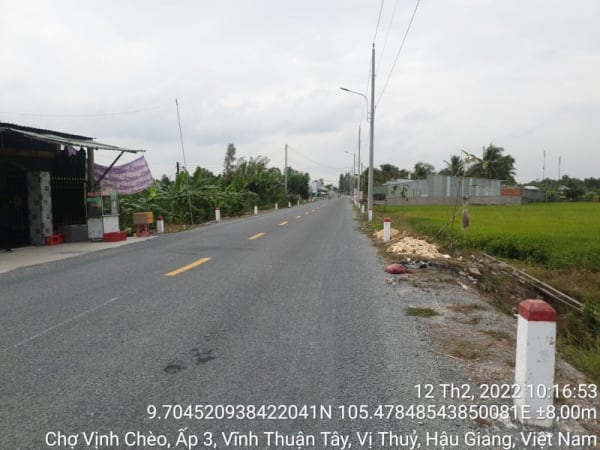 VTY106 "Cầu Sông Cái lớn - giáp ranh  phường III, TP Vị Thanh (đường tỉnh 931)"	Xã Vĩnh Thuận Tây - Ảnh 3