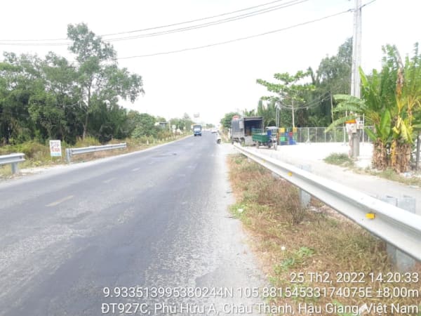 CT50, đường tỉnh 927c, đoạn giáp ranh thị xã ngã bảy đến Quốc lộ, xã Phú Tân, xã Tân Thành - Ảnh 1