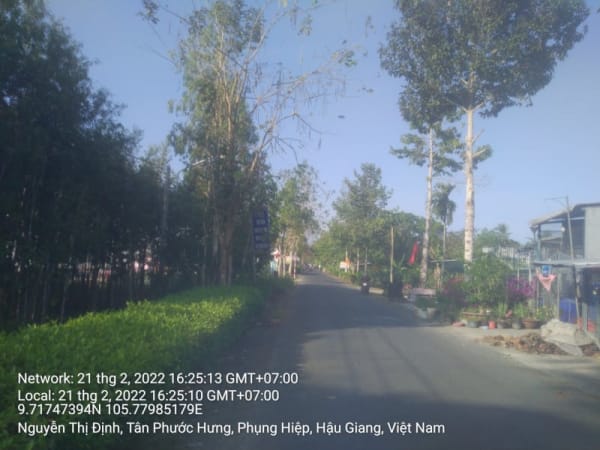 PH44 đường Nguyễn Thị đinh ngã tư Báu tàu về UBND xã Tân Phước Hưng - Ảnh 2