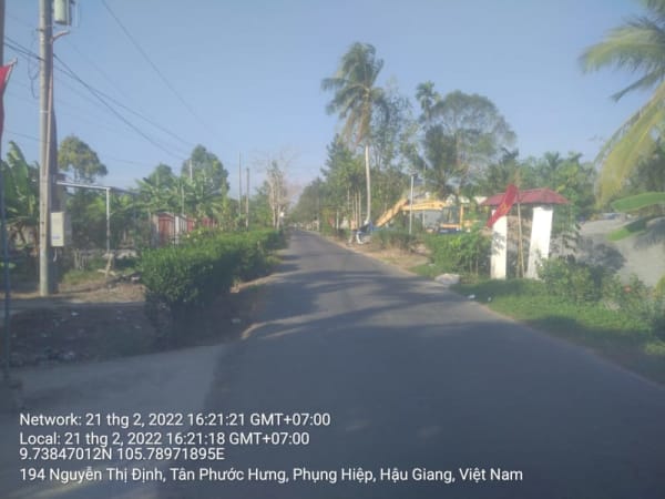 PH44 đường Nguyễn Thị đinh ngã tư Báu tàu về UBND xã Tân Phước Hưng - Ảnh 4