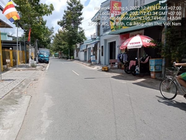 CR33 Nhật Tảo, Võ Tánh đến Lê Hồng Nhi tsss 1m2 khoảng 27 triệu đất thổ cư - Ảnh 1