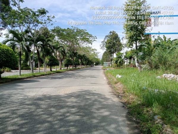 CR26 Nguyễn Thị Sáu (đường Số 6, Khu dân cư 586), Võ Nguyên Giáp đến Đường Số 15, Khu dân cư 586 tsss 1m2 khoảng 34 triệu đất thổ cư - Ảnh 1