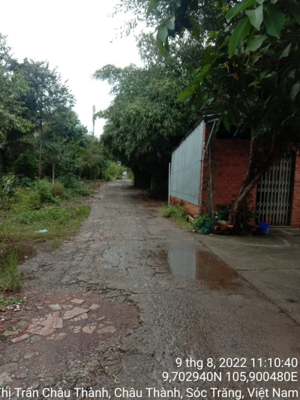 CHT24 Đường Bạch Đằng (đường kênh Hậu cũ) từ Đường Hùng Vương đến Hết ranh đất Ngân hàng Sacombank - Ảnh 1