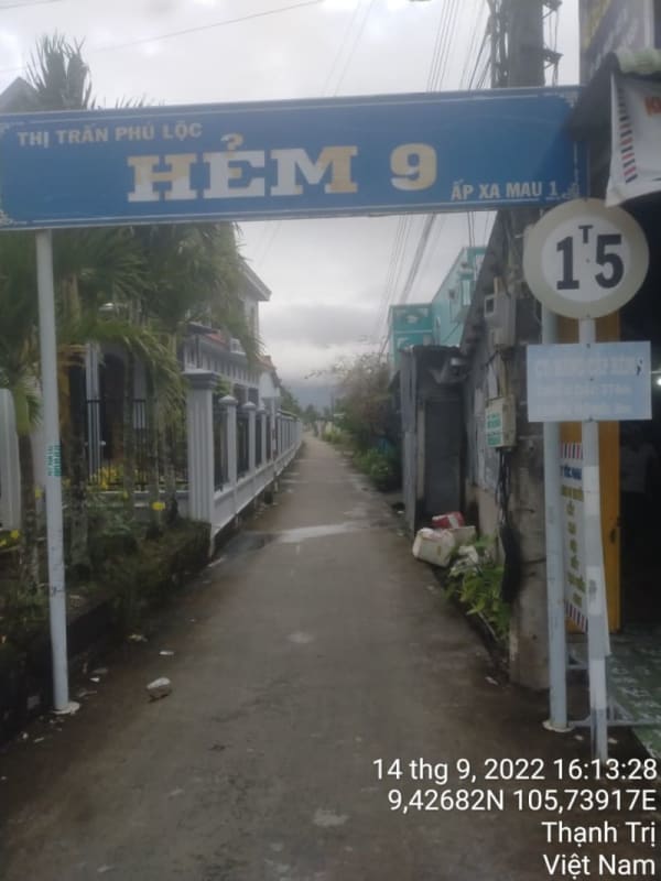 TT44 - 	Hẻm 9 (cặp nhà ông Lai) - Ảnh 1