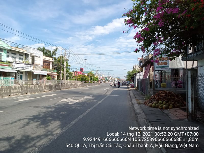 CTA57 QL1A, thị trấn cái tắc, từ cầu Đất Sét đến Ranh xã Long Thạnh - Ảnh 3