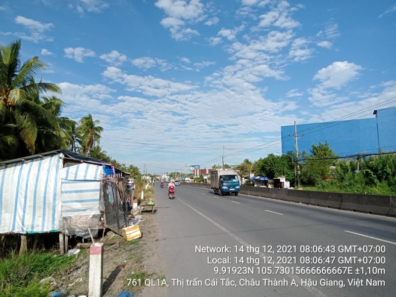 CTA57 QL1A, thị trấn cái tắc, từ cầu Đất Sét đến Ranh xã Long Thạnh - Ảnh 5
