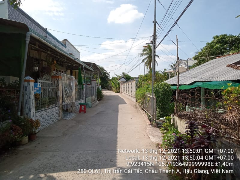 CTA54 thị trấn Cái Tắc, xã Tân Phú Thạnh, tuyến lộ Cặp sông Ba láng (lộ 3,5m) từ Cầu Rạch Trầu lớn đến cầu So Đũa Bé (Ranh xã thạnh xuân). - Ảnh 3