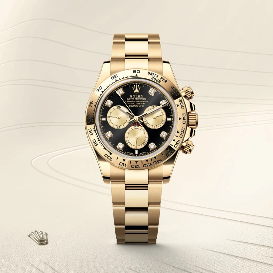 Rolex Cosmograph Daytona in 18 ct yellow gold M126508-0003- Montecristo Jewellers Rolex Cosmograph Daytona in 18 ct yellow gold M126508-0003- Montecristo Jewellers