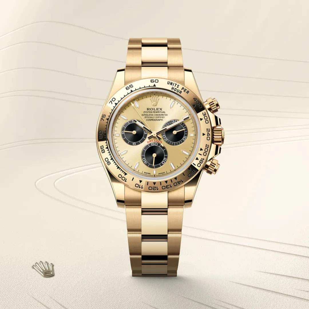 Rolex Cosmograph Daytona in 18 ct yellow gold M126508-0006- Montecristo Jewellers Rolex Cosmograph Daytona in 18 ct yellow gold M126508-0006- Montecristo Jewellers