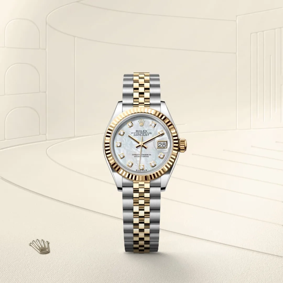 Rolex Lady-Datejust in Yellow Rolesor - combination of Oystersteel and yellow gold M279173-0013- Montecristo Jewellers
