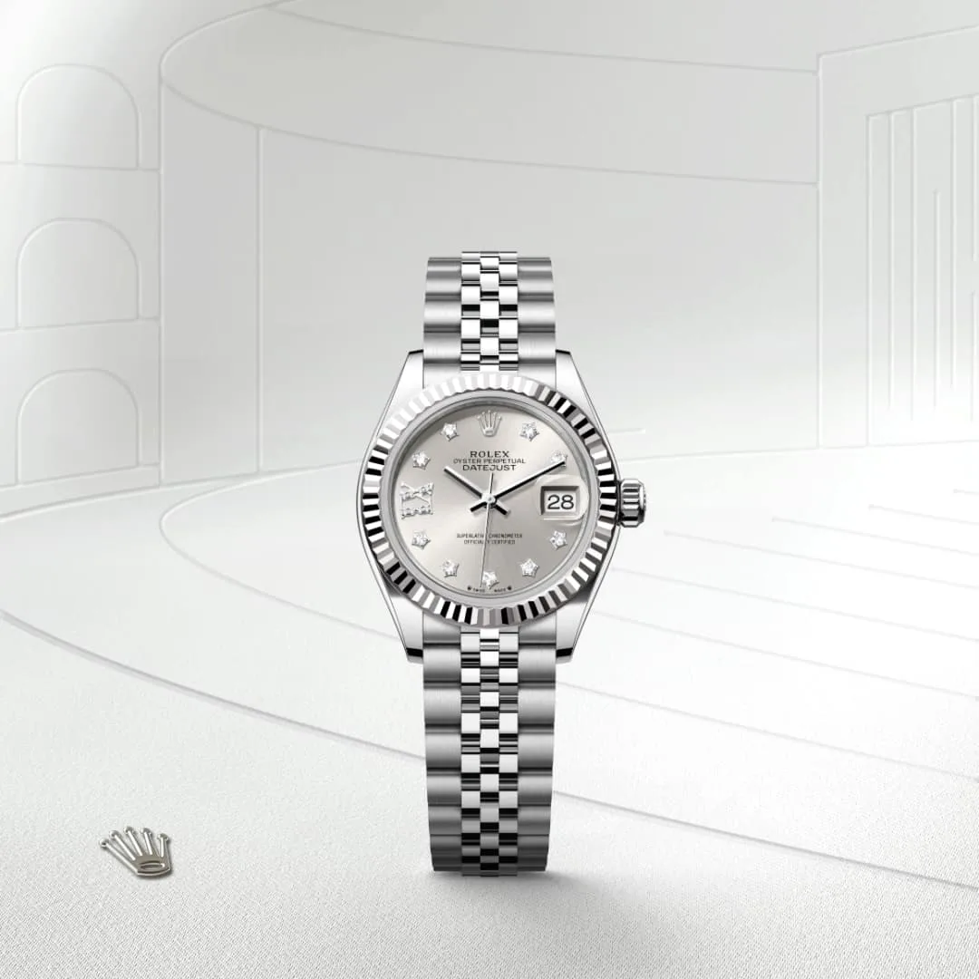Rolex Lady-Datejust in White Rolesor - combination of Oystersteel and white gold M279174-0021- Montecristo Jewellers Rolex Lady-Datejust in White Rolesor - combination of Oystersteel and white gold M279174-0021- Montecristo Jewellers