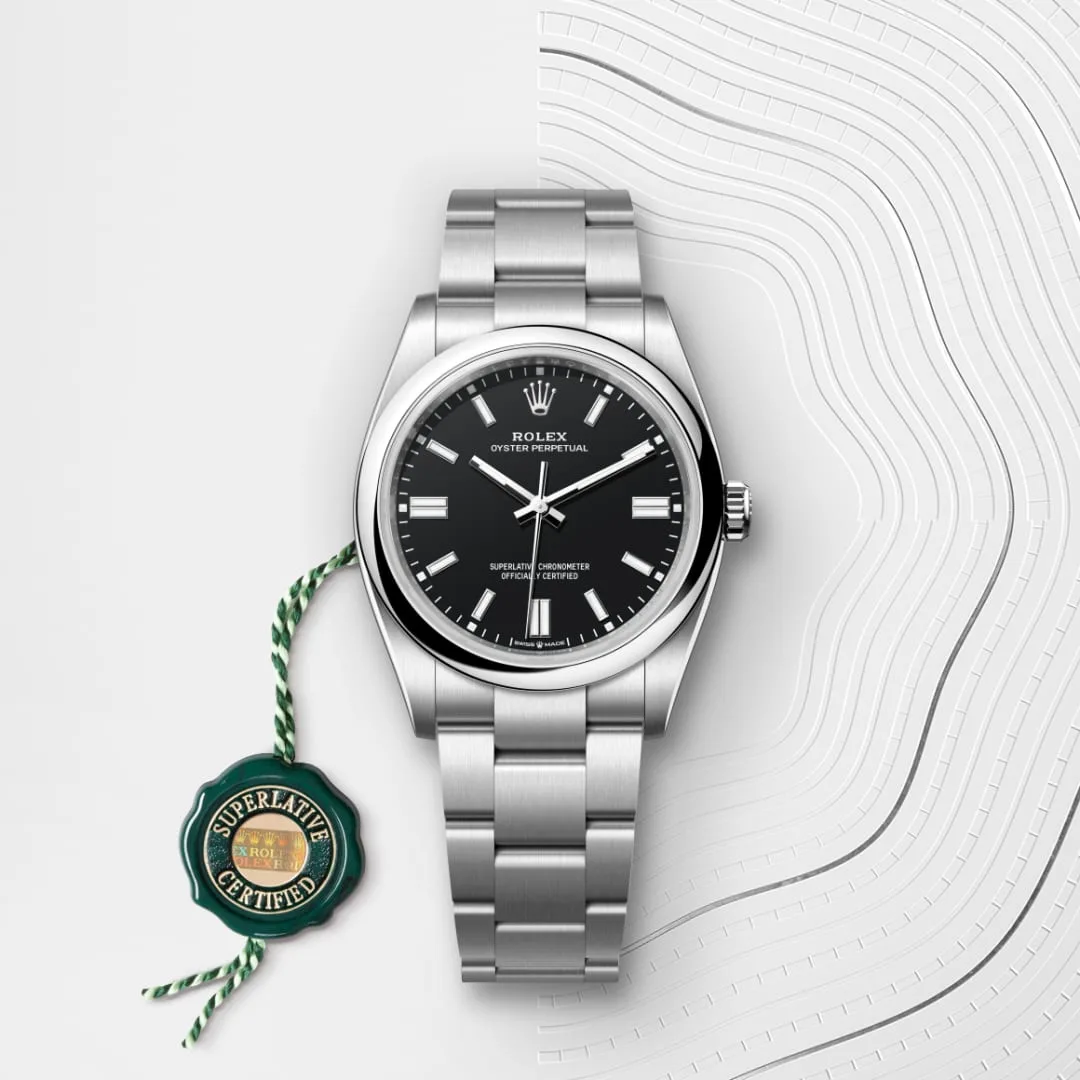 Rolex Oyster Perpetual in Oystersteel M126000-0014- Montecristo Jewellers