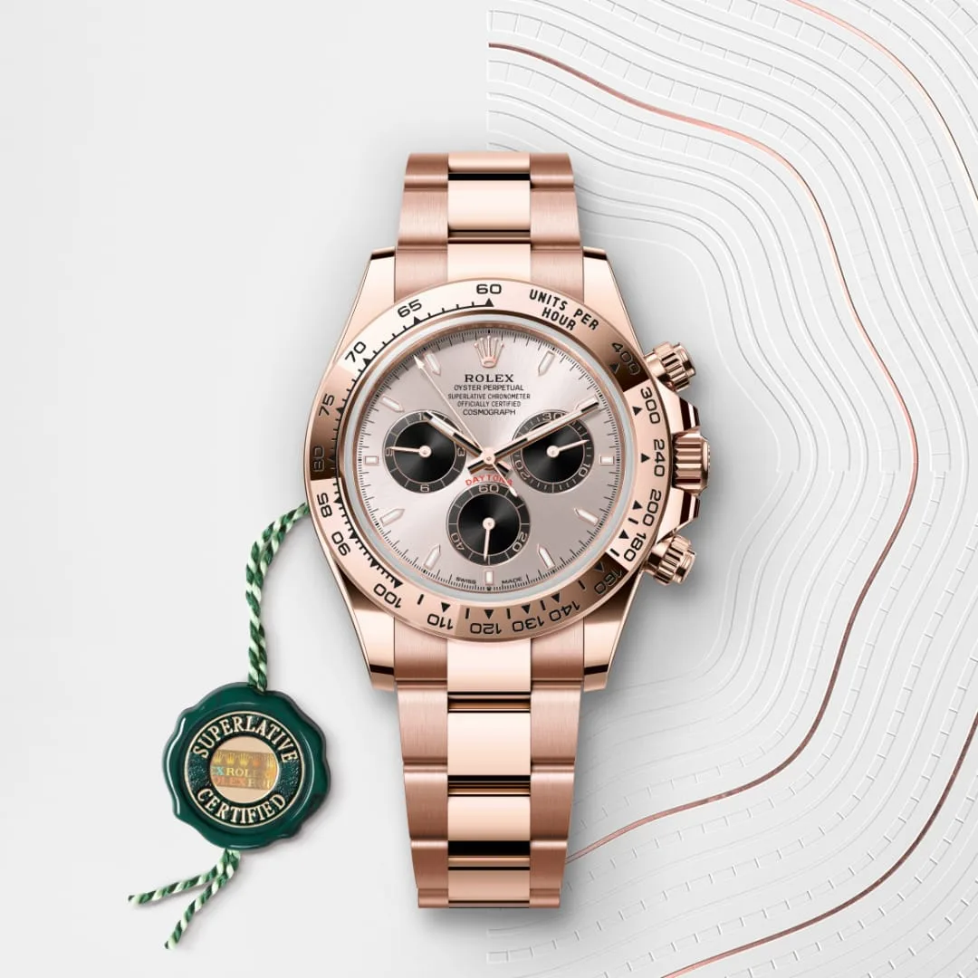 Rolex Cosmograph Daytona in 18 ct Everose gold M126505-0003- Montecristo Jewellers Rolex Cosmograph Daytona in 18 ct Everose gold M126505-0003- Montecristo Jewellers