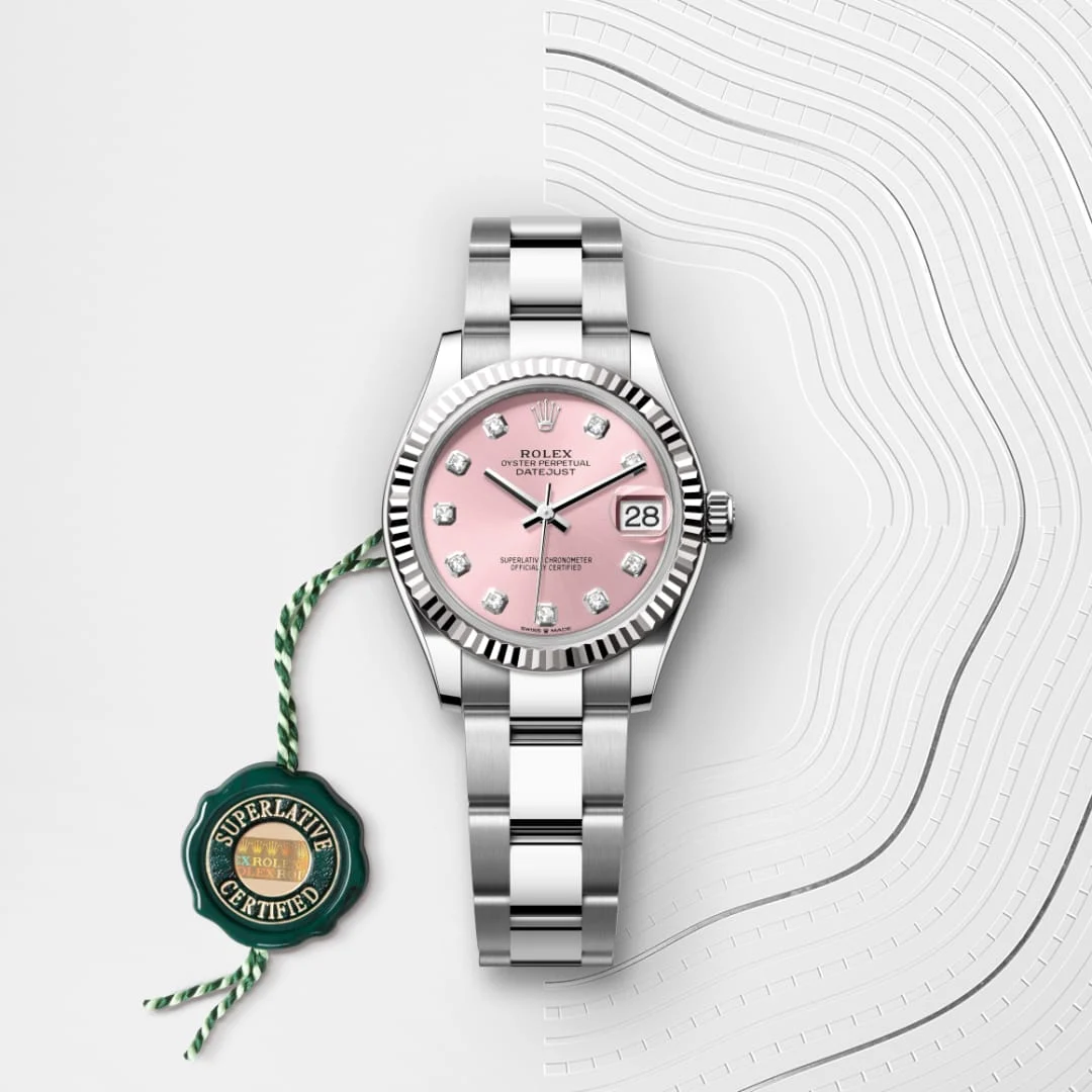 Rolex Datejust in White Rolesor - combination of Oystersteel and white gold M278274-0031- Montecristo Jewellers Rolex Datejust in White Rolesor - combination of Oystersteel and white gold M278274-0031- Montecristo Jewellers