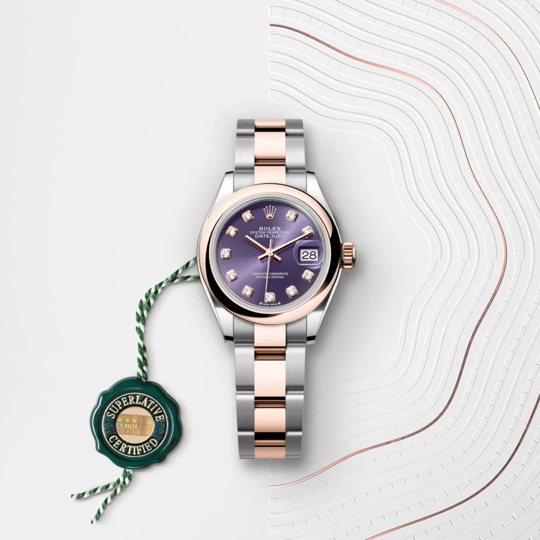 Rolex Lady-Datejust in Everose Rolesor - combination of Oystersteel and Everose gold M279161-0016- Montecristo Jewellers Rolex Lady-Datejust in Everose Rolesor - combination of Oystersteel and Everose gold M279161-0016- Montecristo Jewellers