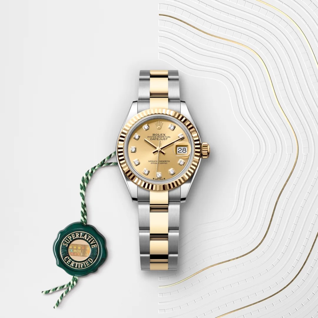 Rolex Lady-Datejust in Yellow Rolesor - combination of Oystersteel and yellow gold M279173-0012- Montecristo Jewellers Rolex Lady-Datejust in Yellow Rolesor - combination of Oystersteel and yellow gold M279173-0012- Montecristo Jewellers