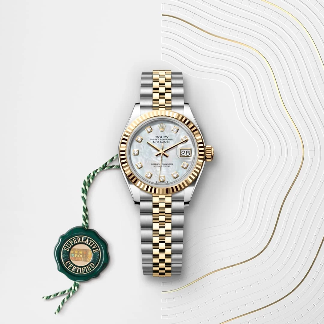 Rolex Lady-Datejust in Yellow Rolesor - combination of Oystersteel and yellow gold M279173-0013- Montecristo Jewellers