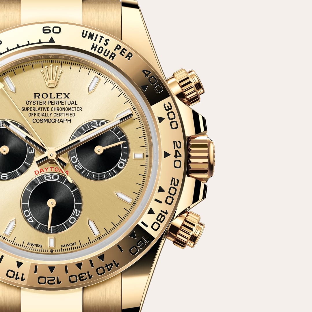 Rolex Cosmograph Daytona in 18 ct yellow gold M126508-0006- Montecristo Jewellers Rolex Cosmograph Daytona in 18 ct yellow gold M126508-0006- Montecristo Jewellers