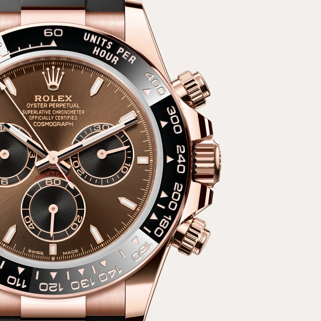 Rolex Cosmograph Daytona in 18 ct Everose gold M126515LN-0010- Montecristo Jewellers