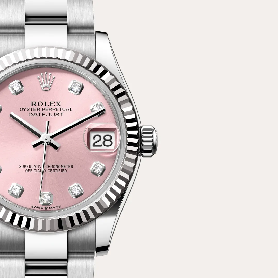 Rolex Datejust in White Rolesor - combination of Oystersteel and white gold M278274-0031- Montecristo Jewellers Rolex Datejust in White Rolesor - combination of Oystersteel and white gold M278274-0031- Montecristo Jewellers