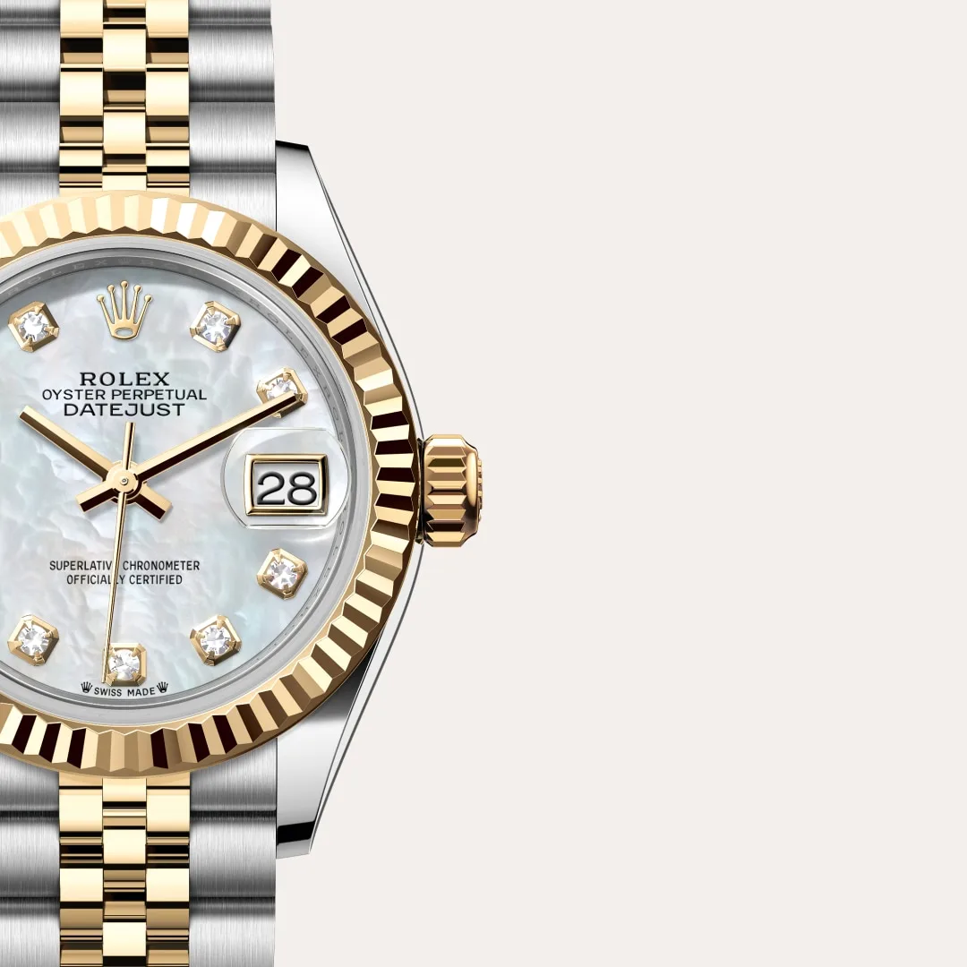 Rolex Lady-Datejust in Yellow Rolesor - combination of Oystersteel and yellow gold M279173-0013- Montecristo Jewellers