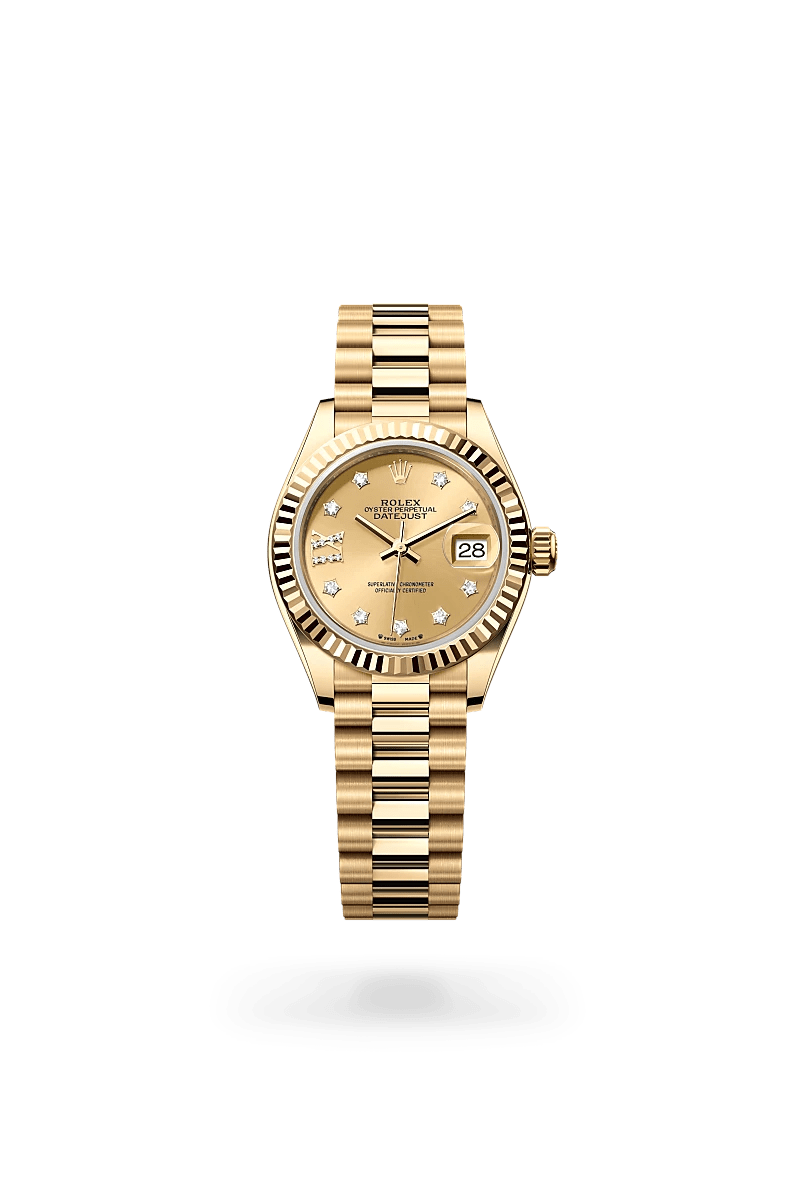 rolex Lady-Datejust in 18 ct yellow gold, M279178-0013 - Montecristo Jewellers